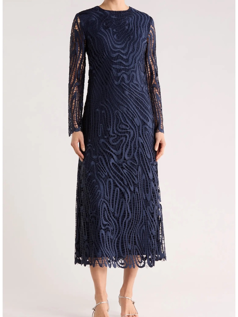 Simkhai Vanina Lace Long Sleeve Dress